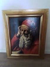 Ölbild auf Leinwand 71,5 cm lang  x 58 breit, mit schönem Rahmen