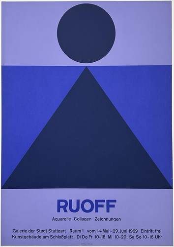 Original fritz ruoff - original, siebdruck