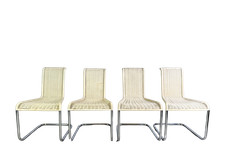 Original 4er Set Tecta Kragstühle B20 Jean Prouve Freischwinger