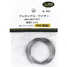 Modellbausatzteile Sakatsu Flexibler Draht Durchmesser 0,7mm aus Japan 5161