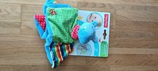 Schmusetuch Nuckeltuch Fingertuch Hippo Dino Nilpferd von Fisher Price neu