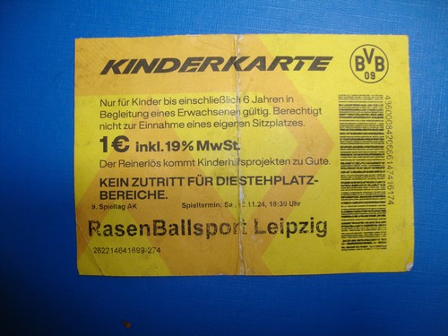 Ticket bvb dortmund rb - 24/25,