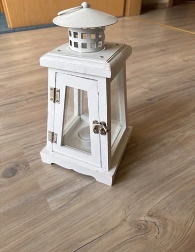 Kleine holzlaterne mit led - holzlaterne,