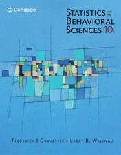 Statistics for the Behavioral
