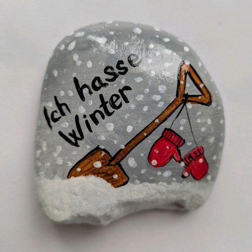 Bemalter stein ich hasse - ich,