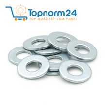 Unterlegscheiben verzinkt Beilagscheiben DIN125  Beilagen U-Scheiben M2 - M20