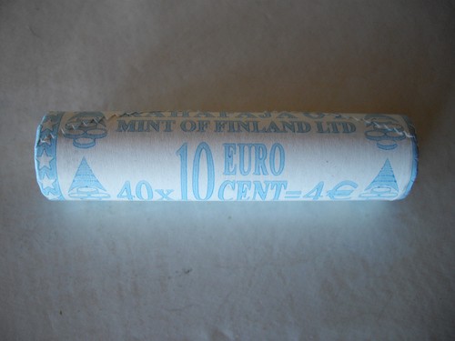 Münzrolle finnland cent - münzrolle, 10