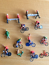 Modelleisenbahn H0 Konvolut Bastlerware , Radfahrer Figuren, Kupplungen,