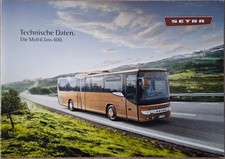 Setra Die MultiClass 400  + Daten Prospekt/ Broschüre, Top Zustand, Bus Omnibus