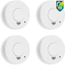Smartwares RM250/4 Rauchmelder Feuermelder Norm  Wohnung Weiß 4er Pack