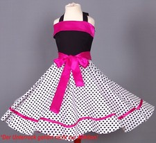 Kleid 50-er Jahre Mädchen Rockabilly Tanz,Einschulung,Party Gr 110-146
