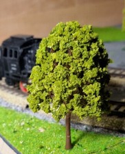 5 dunkelgelbgrüne Laubbäume