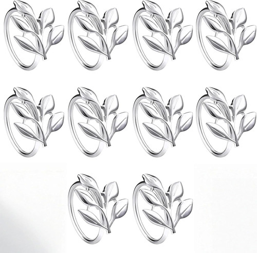Serviettenringe silber - serviettenringe, 10