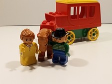 Lego Duplo Kutsche Postkutsche mit 1 Cowboy