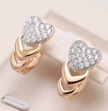 Luxus Ohrringe Huggie 585er