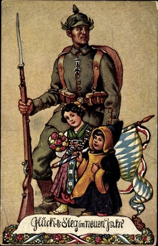 Glückwunsch neujahr - ak,