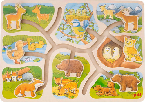 Schiebepuzzle wer gehört - wer, zu