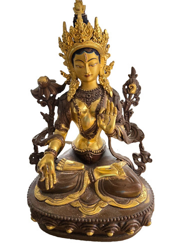 Alte buddha statue - buddha, weiße