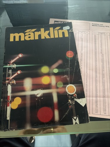 Märklin katalog 1976 mit - katalog,