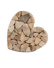 Formano Deko Herz 20 cm Holz -