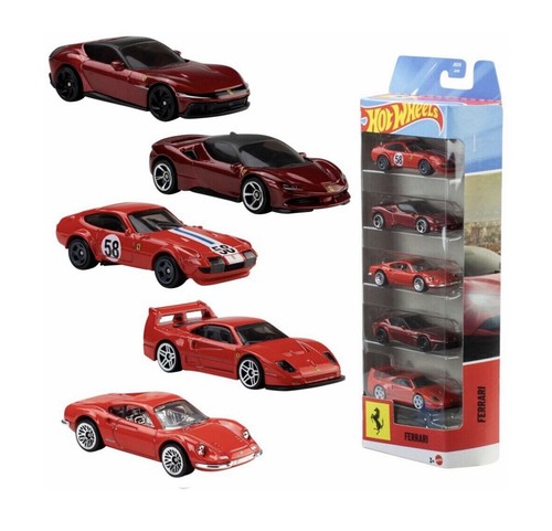 Hot wheels 5er - hot, ferrari