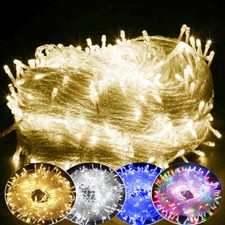 20M-100M LED Lichterkette Außen Weihnachts Lichterkette Deko Strombetrieben IP65