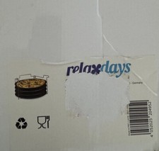 Relaxdays Pizzablech im 4er Set HBT: 20 x 32 x 32 cm Pizzabaecker-Set Backen Piz