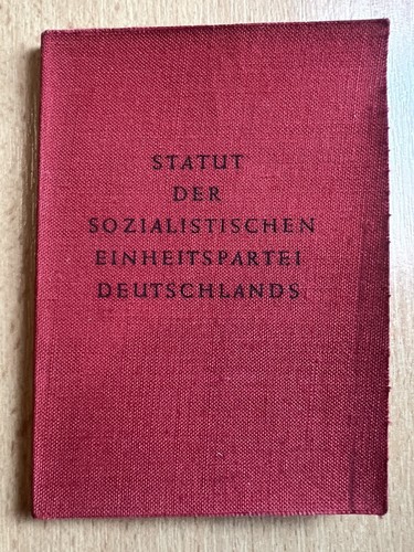 Ddr ausweis urkunde - ddr,