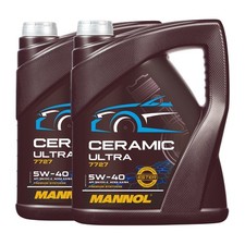 MANNOL 7727 CERAMIC ULTRA SAE 5W-40 Motoröl MB 228.5, BMW LL-01, 2x5 Liter