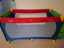 Hauck Kinderreisebett Tragbar, Klappbar, 128x69x76 Cm, Blau/Grün