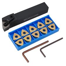 MWLNR1616H08 Klemmhalter Drehmeissel Drehstahl + 10x WNMG080404 Wendeplatten