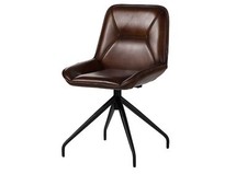 Stuhl gepolstert braun