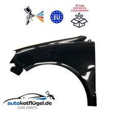 Kotflügel für VW POLO 9N3 LO41 links Schwarz 05 - 09 Vorderseite lackiert neu