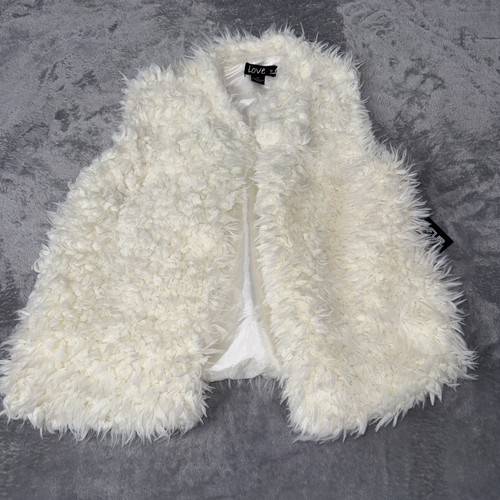 Love womens ivory open front - love,