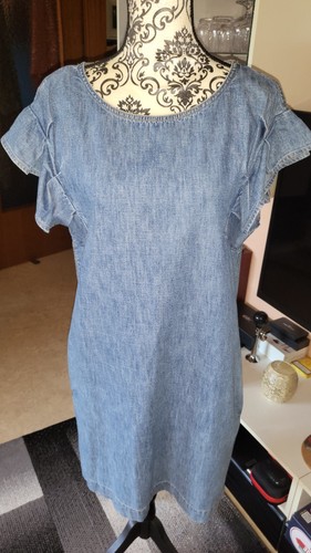 Damen jeans kleid - jeans, blau