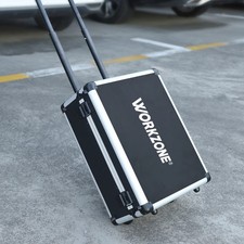 WORKZONE Werkzeugkoffer-Trolley 128-tlg. Aluminium Werkzeugkasten