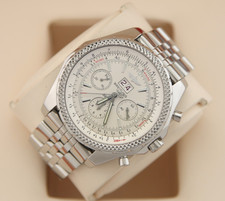 Breitling for Bentley Motors 6.75 Big Date Stahl Chronograph Speedband Full Set