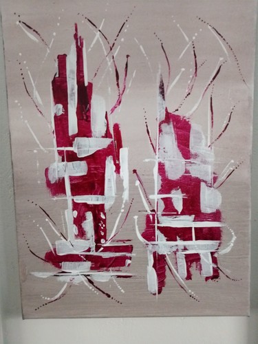 Acrylbilder handgemalt auf - handgemalt,