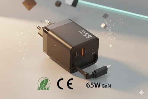 65w gan ladegerät mit - 65w,