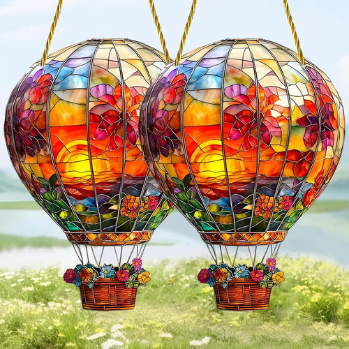 Heißluftballon acryl - heißluftballon,