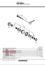 Shimano XTR HB-M975 KOMPLETT