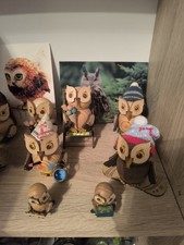 Eulensammlung Erzgebirgische Holzkunst Holzfiguren