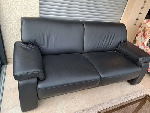 Echt leder sofa - leder,