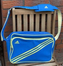 Adidas Reporter Umhängetasche Vintage blau neon Retro Rar Kult Tasche Crossbody 