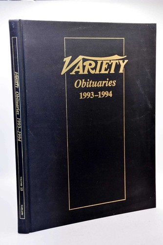 Variety obituaries 1993 1994 - variety, 1993-1994