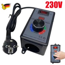 Drehzahlregler 230V Frequenzumrichter 230 V, Motorspannungsregler AC 220, 4000W