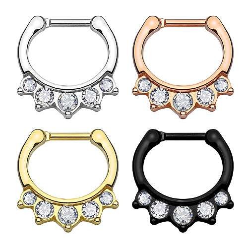 Septum piercing clicker schild - clicker,