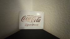 Drink Coca Cola Refresh Yourself Werbeschild