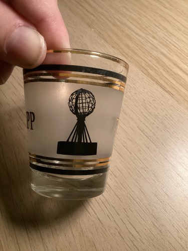 Nordkapp shotglas mit goldrand - mit,