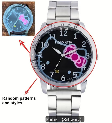 Hello kitty damen - hello, armbanduhr